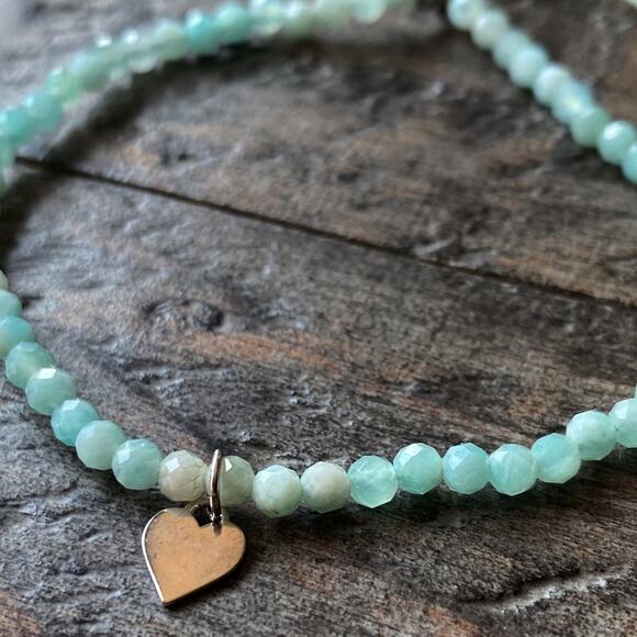 NEW Amazonite Layering Bracelet - Picture 10 of 11